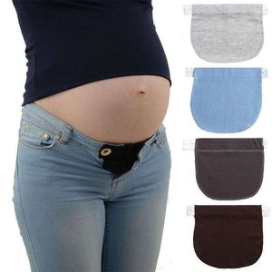 1 % Donne regolabili Elastico Maternità in gravidanza Belta cintura in vita Extender Abbigliamento Pantaloni per accessori per cucitura in gravidanza L2405