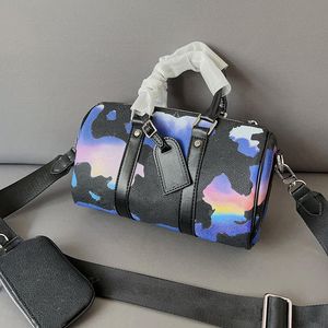 Ny topp berömd designer kvinnors väska keepall 25 single man väskor totes väskor axel bärbar diagonal bärbar resväska