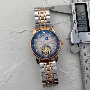 Watch Mens Luxury Watch Menwatch Pilot Uhren hochwertige Auto -Mechanik Uhren Super Luminous Date Watchmen Lederband Montre Pilot Luxe