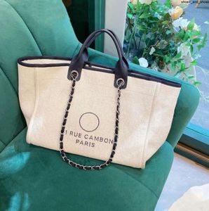 Nylon fashion Canvas hand Bag Luxury Designer handbag Tote vacation oversize Crossbody Shoulder Shopping Deauville retro bags trip Beach Womens Mens Pearl Simple