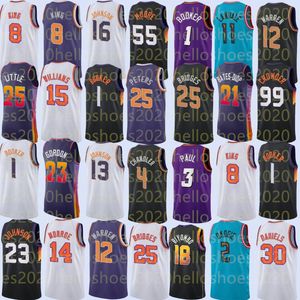 Maglia da basket personalizzata Beal Metu Allen Lee Bol Wainright Nash Eubanks Payne Watanabe Nurkic Ayton Gordon Little Spalding Azubuike Jones Durant Lee Johnson Baynes