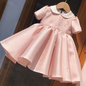 2023 Dzieci Pierwsze urodziny sukienki na imprezę dla dzieci księżniczka biała suknia dla niemowlęcia