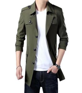 Trench Płaszcz Mężczyzn Mężczyznę długą kurtkę męską Sprężyna jesień swobodny wiatrówki Modna moda Men039s Kurtki M7 XL6324681