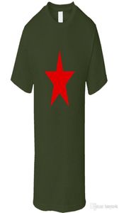 レッドスターレトロTシャツメンズソビエト共産主義政治チェグエバラ米国からTshirt Summer Novelty Cartoon T Shirt8496338