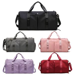 Large capacity totes lu Luxury Duffel Bags Womens Designer handbags Top quality clutch keepall bag mens Shoulder 2 sizes hobo crossbody luggage lady sport travel Bag