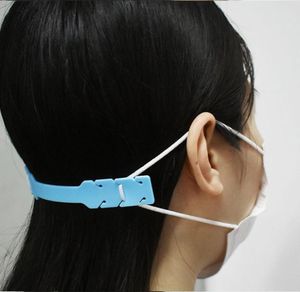Mask Band Hooks Extenders Elastic Strap Adjuster Protect Your Ear Break Away Pain Belt Hook Adjustable Silicone Strap Extender2598353