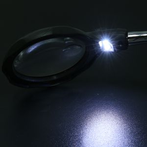 Сварное увеличительное стекло со светодиодным светом 3,5x-12x объектив вспомогательный клип Loupe Desktop Magnifier Третий