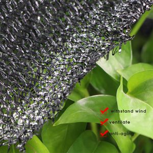 HDPE 70% Shading Anti-UV Black HDPE Sunshade Net Farm Garden Plants Cover Roll staket Mesh Agriculture Greenhouse Sun Shade Mesh