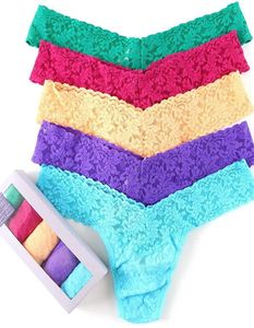 Rise Hanky Panky Women039s Petite a basso contenuto di pizzo a bassa firma 5PACK2533199