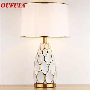 Table Lamps BROTHER Ceramic Desk Luxury Modern Contemporary Fabric For Foyer Living Room Office Creative Bed El