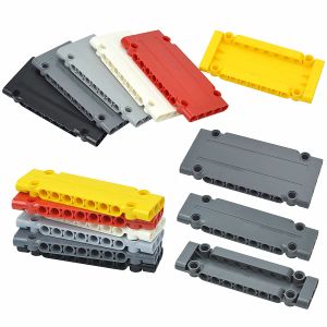High-Tech 4Pcs Particles Panel Plate 5 x 11 x 1 Holes Building Blocks 64782 15458 Brick Bulk Modular Toy For Technical MOC