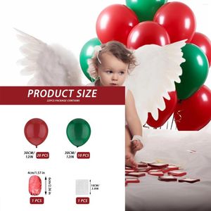 Decoração de festa 22pcs Conjunto de balão de látex pendurados redemoinhos para balões de aniversário Decorações