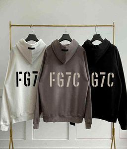 Quality FG7C 7th Collection zipper Hoodies Men Women Hip Hop Oversized Streetwear Loose Sweatshirt Coat T2207268397118