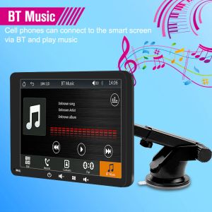 カーMP5ラジオプレーヤーオートポータブルマルチメディアワイヤレスカープレイAndroid Auto Bluetooth FMステレオオーディオ