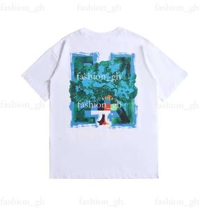 オフホワイトシャツTシャツメンズTシャツ2024夏の新しいモデル高品質のluxurys衣類女性ティーグラフィティシャツスウェットシャツTシャツホワイトスイムショート50