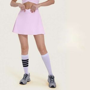 Yoga Outfits Skirts Golf Tennis Breathable Quick Drying Short Skirt Outdoor Sports Elastic V-shaped Waist Fairy Skirt Workout Clothes