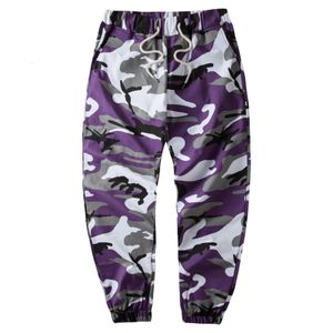 Kamuflaż spodnie wojskowe Spodnie Cargo Men Hip Hop Drustoard BIB Ogólne spodnie Ins Sieć z BDU High Street Jogger Pants 240521