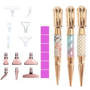 5D Diamond Målning Pen Kit Glitter Diamond Sparkle Point Drill Pens Cross Stitch Brodery Diy Craft Nail Art Diamond Målning