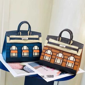 Handbags Highend House Bag Handmade American Alligator Skin Womens Leather 20cm Small Mini