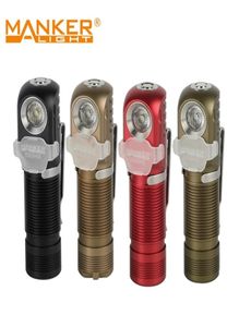 Manker E03H II 600LM UltraCompact Pocket AA 14500 ficklampa EDC Mini Torch med TIR -linsfilter Magnet Tail Reversible Clip 2202985245