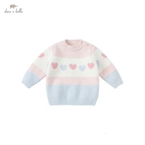 DBZ19832 DAVE BELAA WINTER CUTE BADE BADE BADERS Christmas Cartoon Sweater Sweater Sweater Kids Girl Fashion Boutique Boutique L2405 L2405