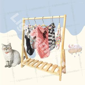 Hundkläder Pet Cat Trägarderobskläder Rack Hanger Lagringstillbehör (storlek: M/L/XL)