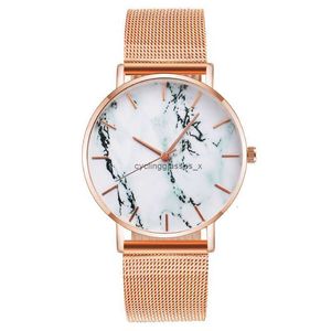 Mode marmor herrar titta på Milan med Mesh Quartz Watch