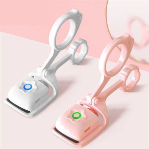Portable Eyelash Curler Beauty Products Easy To Curl C-type Rechargeable Eyelash Clip Radian Design Makeup Tools Long Lasting 240522