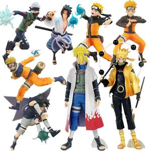 Uzumaki Naruto Anime фигура кукла игрушка для игрушки для хрупки украшения Whirlpool naruto hatake kakashi Uchiha sasuke