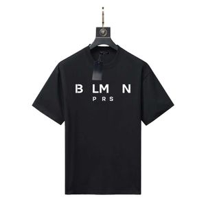 Mens Designer Band T-shirt Fashion Black and White Short Sleeve Luxury Letter Pattern Tee Sizes Xs-4xlgecn