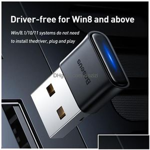 Gadgets USB BASEUS Adaptador Bluetooth DONGLE ADAPTador 5.1 para PC Laptop Wireless Alto