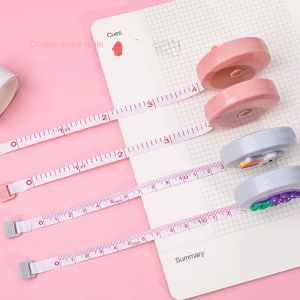 Soft Lineal Langable Tape Mess Mess Lineal Roll Tape Einfach zu verwendende Radian Design Tragbare Kindermessgeräte