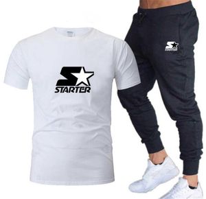 Tracksuit Brands Men039S Starter Fashion Tshirt och Pant Sets Summer ActiveWear Jogging Pants Streetwear Harajuku Casual Tops M2014566
