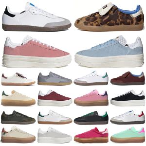 2024 Scarpe casual designer uomini donne og classiche sneaker bianche nere bonner leopard walse crema esterno sptors fashion show euro 36-45