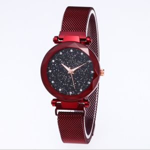 Mais novo estilo diamante relógio de céu estrelado dial lindo quartzo feminino assistindo senhoras assistem fahsion woman womual watches de pulso 284y