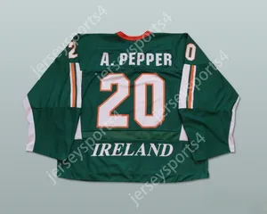 Пользовательский Adam Pepper Hockey Jersey Hockey Jersey