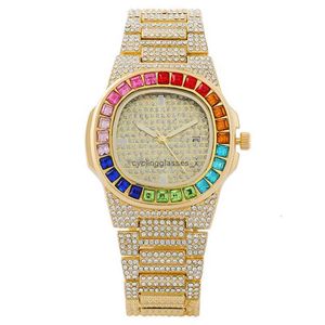 Nowy kolorowy kalendarz Diamond Pełny zestaw zegarków damskich