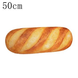 Plüschpuppen Simulation großes Brot Baguette Plüsch Kissen Spielzeug Weiches Kawaii Food Plüsch Spielzeug für Kinder Kinder Junge Mädchen Geburtstag Weihnachtsgeschenk H240521 X9PW