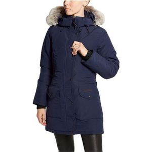 Klasyczne kobiety Trillium Rossclair Canada Płaszcz Wysokiej jakości długi wilk futra moda ciepła kurtka na zewnątrz ciepła parka