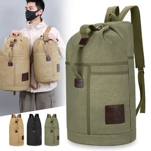 Thuram Outdoor Sports Bag Ruckssack Canvas Ryggsäckar Skolvandringsresor 240520