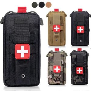 Taktik Molle Medical EDC POUCH EMT Acil Durum Bandaj Turnike Makas İlk Yardım Kiti Hayatta Kalma Çantası Askeri Paket