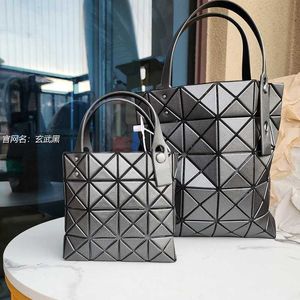 Mini Padrão 2024 bolsa de designer bolsa nova limitada caixa de caixa quadrada japonesa Diamante geométrico original Baobao Lifetime Factory Factory portátil Bolsas de luxo portáteis