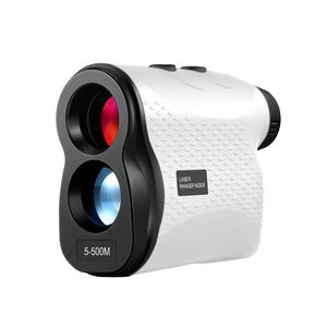 1 st 500 m vit rangefinder laser rangefinder teleskop utomhus handhållen golf mätinstrument