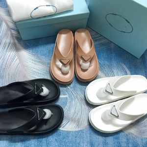 Men Women Slide Sandals Shoes Beach Luxury Slide Summer Fashion Wide Flat Slippery Thick Sandals Slipper Flip Flops eur 35-42