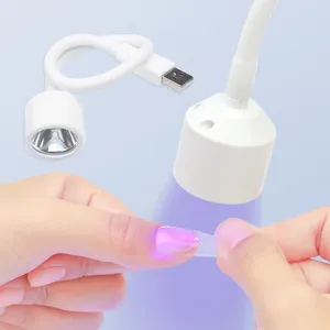 Secadores de unhas cnhids USB gel de cura lâmpada de secador mini dobrável ultravioleta de manicure flexível manicure solidificar ferramentas em miniatura de luz UV