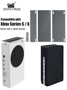 Data Frog Poeira à prova de poeira para o Xbox Series S Console Removível lavável pó do filtro de poeira Kit de proteção anti-poeira para as séries s