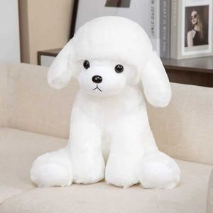 Dolls de pelúcia de 45 cm de desenho animado para forma de pelúcia simulação de brinquedo cachorro recheado boneca de boneca de boneca de boneca infantil ano novo decoração de casa h240521 9elu