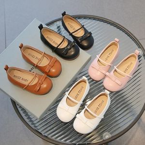 Tamanho 21-30 Sapatos para meninas para criança bebê Sapatos de couro de outono da primavera