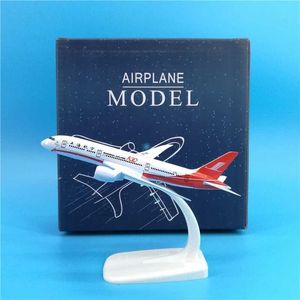Flygplan Modle Shanghai Airlines B-787 Diecast Aircraft Model Childrens Toy Boys Static Aircraft Gift Adult Series Commemorative Edition B-1111 S5452138