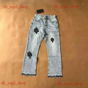 Chpants ch jeans jeans a croce-pelle in lavaggio con amanti della vita alta il processo di rielaborazione sciolto jeans 2463